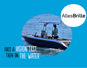 Vision test for a sports boat driver’s license