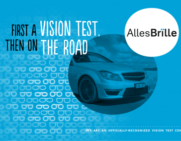 Vision test for a driver’s license
